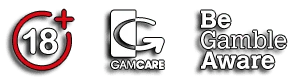 18+, GamCare, BeGambleAware